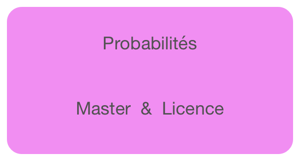 
Probabilités 


Master  &  Licence   