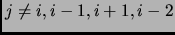 $ j \ne i,i-1,i+1,i- 2$